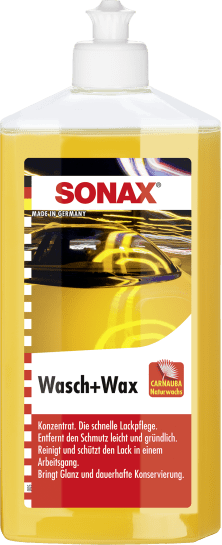 Шампунь для миття автомобіля з воском 500 мл SONAX Wasch+Wax (313200)
