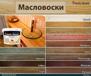 Карнаубський Олія-вісок для дерева Bionic-House 1 л різні кольори, фото 3