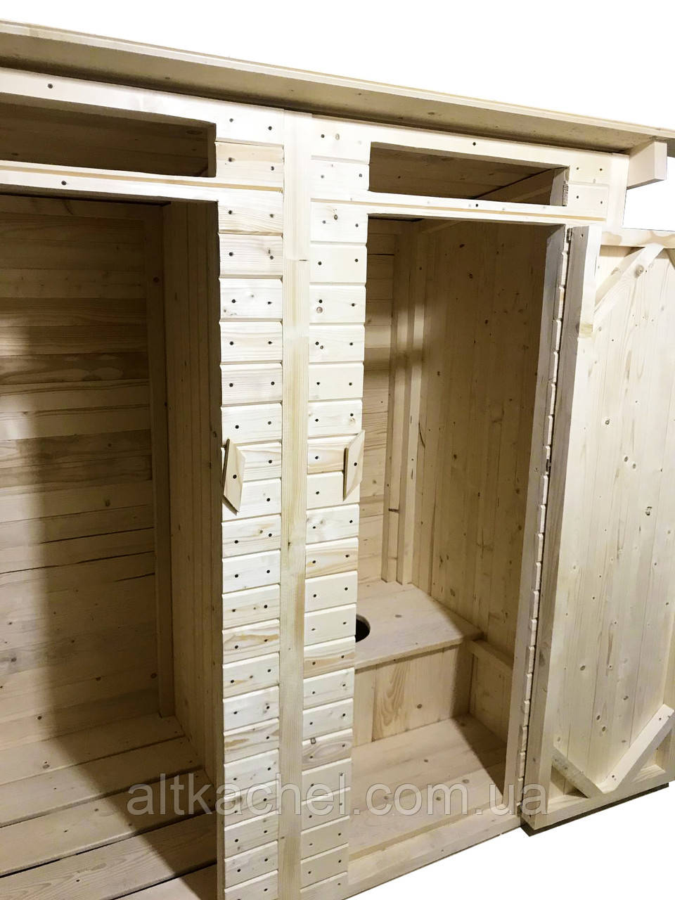 Купить 2 в 1 Душевая кабинка и Деревянный туалет для улицы с сидением ...