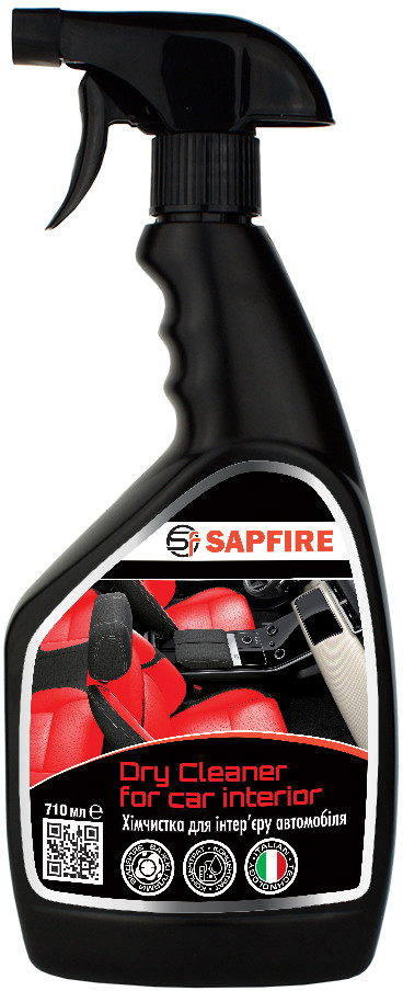 Хімчистка інтер'єру автомобіля SAPFIRE Dry Cleaner for car interior 710 мл (002647)