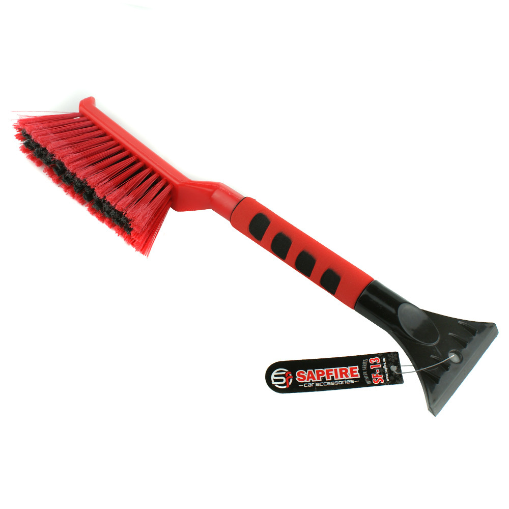 Щітка зі шкребком і пластиковою м'якою ручкою SF-13 SAPFIRE (400212)