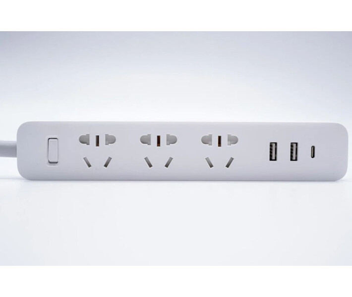 Мережевий подовжувач Mi Power Strip 20W Fast Charge (3 sockets +2 USB + 1 TypeC)