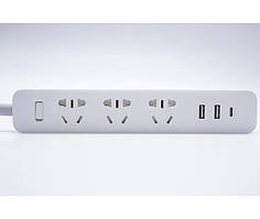 Мережевий подовжувач Mi Power Strip 20W Fast Charge (3 sockets +2 USB + 1 TypeC)