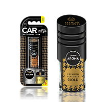 Автомобільний ароматизатор Aroma Car Prestige Vent — Gold (832027)