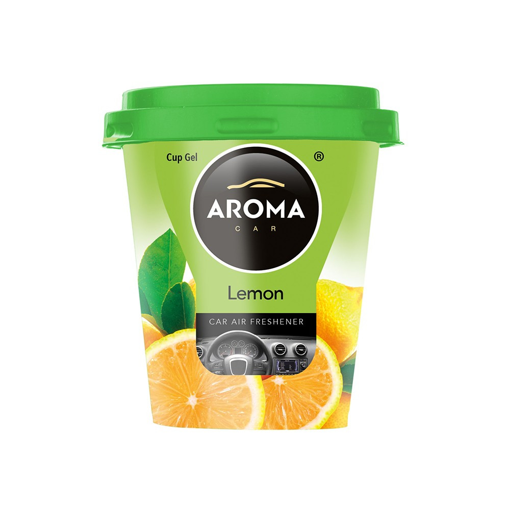 Автомобільний ароматизатор Aroma Car Cup Gel — Lemon (928754)