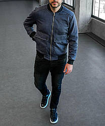 Замшевий чоловічий бобмер весняний/осінній