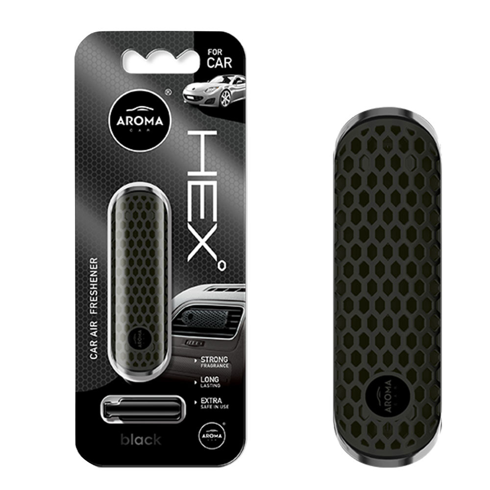 Автомобільний ароматизатор Aroma Car HEX — Black (835752)