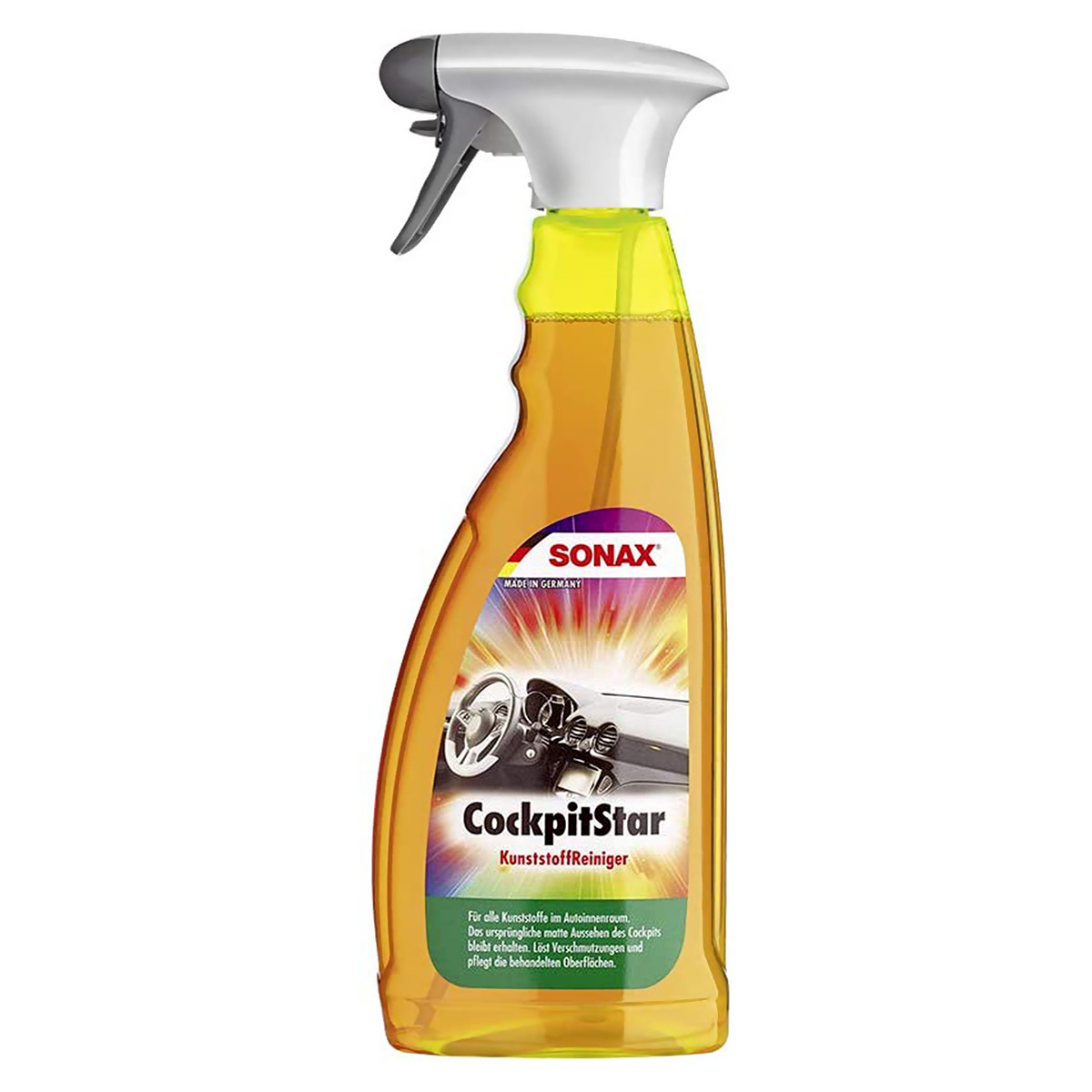 Очисник пластику матовий 750 мл SONAX CockpitStar (249400)
