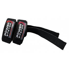 Лямки для тяги Power System PS-3400 Power Straps Black/Red