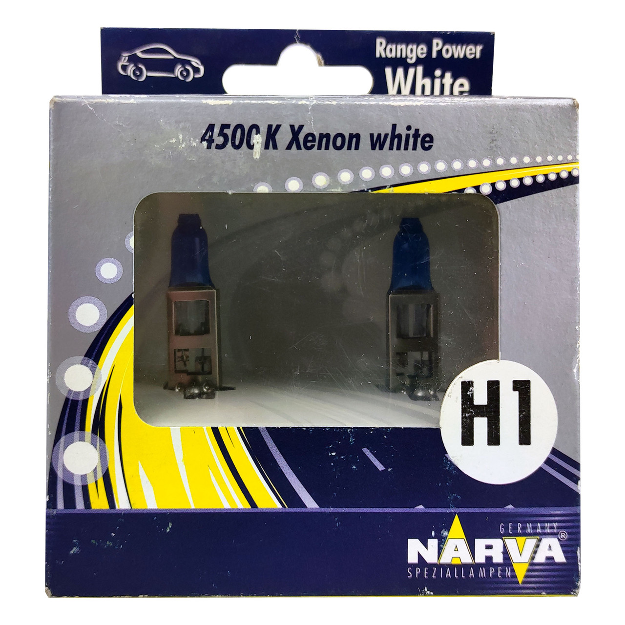 Лампа автомобільна галогенна NARVA Range Power White H1 48641 2 шт (000200)