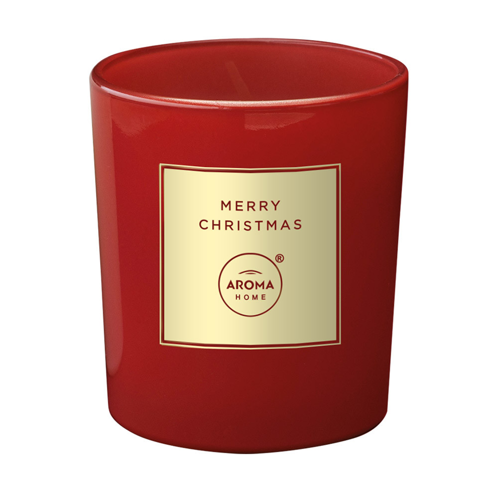 Ароматична свічка Aroma Home Merry Christmas - Яблуко та кориця 140 г (839866)