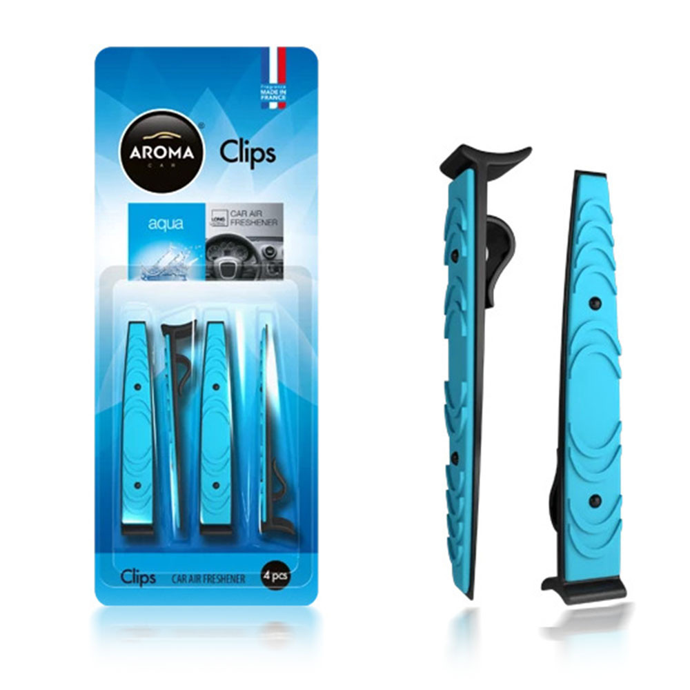 Автомобільний ароматизатор Aroma Car Clips — Aqua (923803)