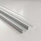 Білий LED-профіль ЛП-7 накладний, анодований, з розсіювачем, фото 8