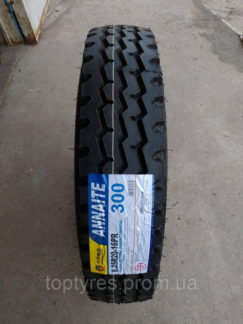 Вантажна Шина ANNAITE 300 8.25R20-16PR(240/508) на газ, паз