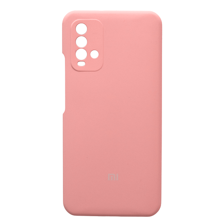Чохол Silicone Case Premium для Xiaomi Redmi 9T Pink 4 (закритий низ), фото 1