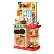 Дитяча іграшкова кухня Limo Toy (висота 78см, 46 предметів, пара, плита, ллється вода, світло, звук) 922-115, фото 2