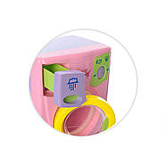 Дитяча пральна машинка Limo Toy (зливає воду, звук, світло, обертається барабан, кошик) 2010 A, фото 3