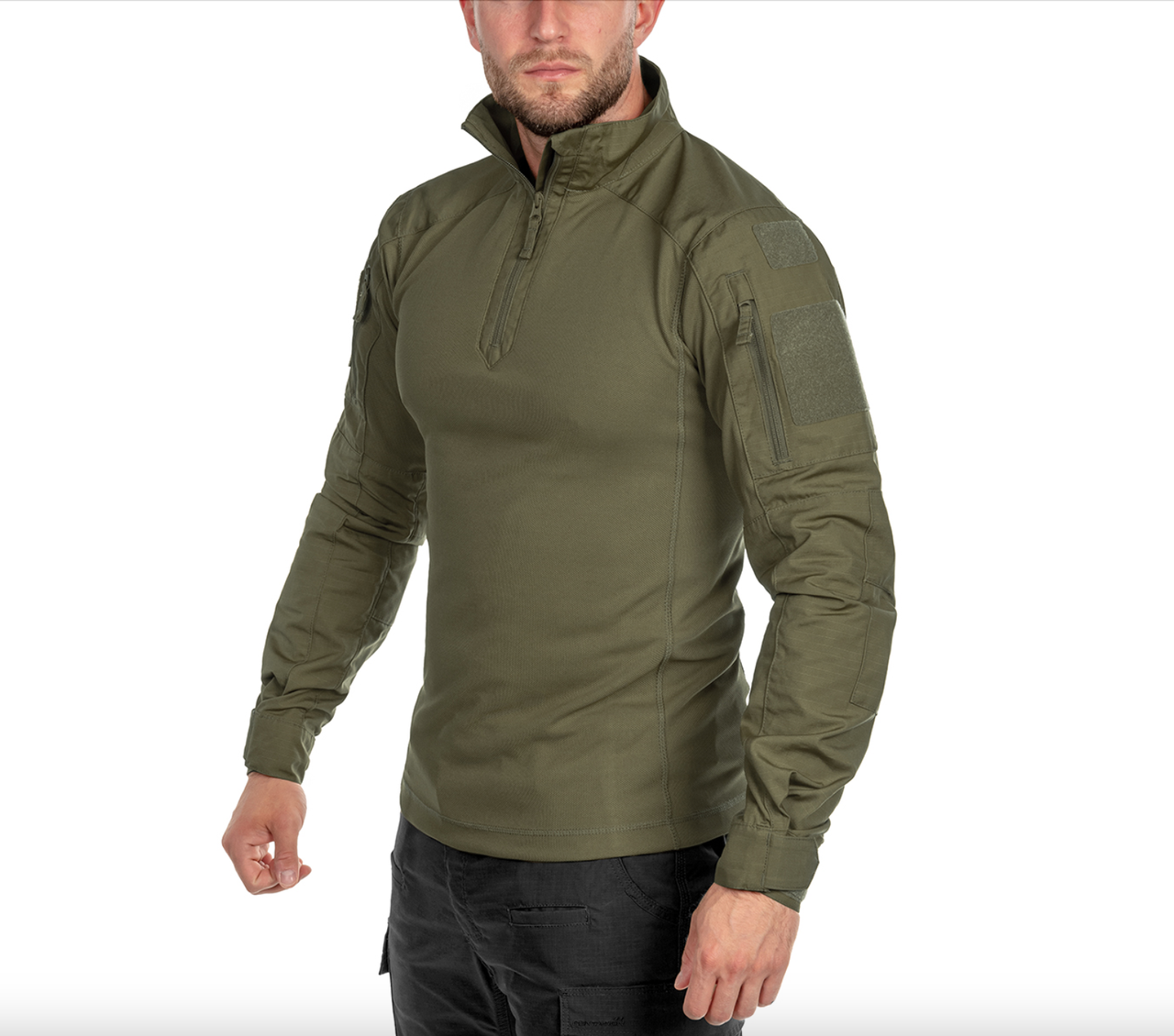 Тактична сорочка, військова, убакс Helikon Combat Shirt NyCo RipStop (олива)