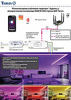 Освітлення. Різнокольорове освітлення квартири / будинку з використанням контролера RGBCW LED стрічки WiFi