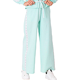 Дитячий підлітковий прогулянковий трикотажний костюм для дівчинки Mevis м'ята, фото 3