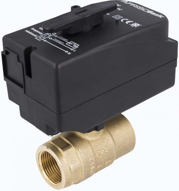 9021100 2х ходовий кульовий клапан н/з, DN15, Rp1/2", kvs20 з приводом BEV 230 B