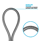 Шланг для душу DROP Snake DuoFlex полімерний 175 см сірий металік SH-H175-SR, фото 4