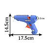 Клейовий пістолет Xunlei XL-F60, для циліндричних стрижнів d=від 10.8 мм до 11.5 мм, фото 2