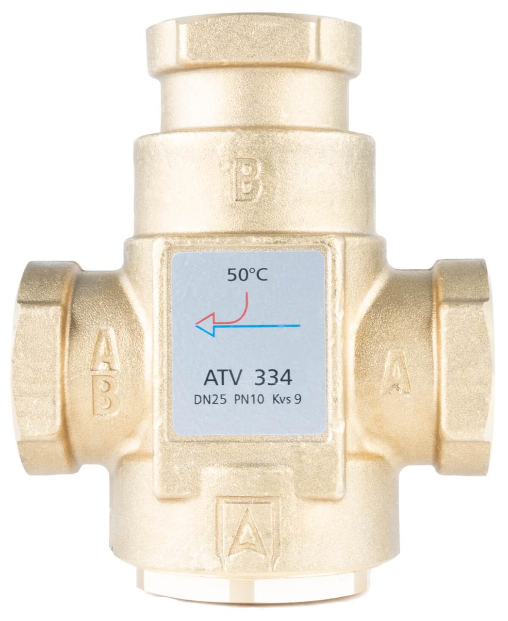 1633410 Термічний клапан ATV 334, DN25, Rp 1" Kvs 9, номінальна температура 50C