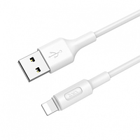 Кабель Hoco X25 Soarer USB - Lightning 2.0A/1m (белый)