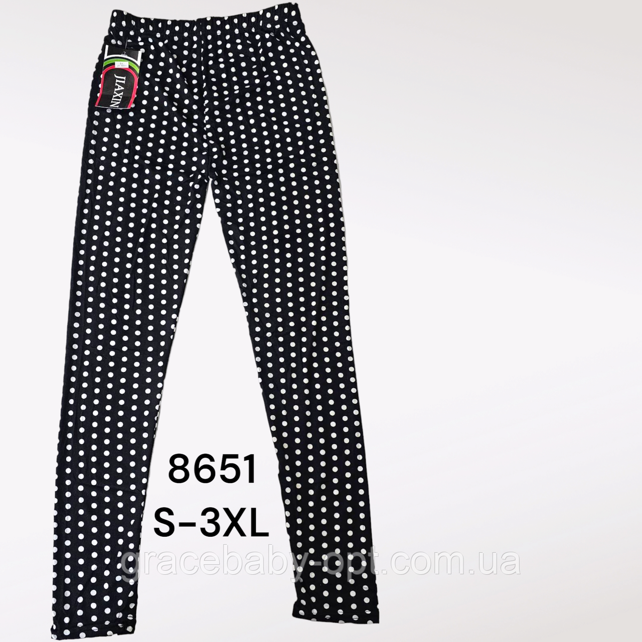 Лосини жіночі оптом, S-3XL pp,  № 8651