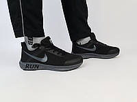 Мужская обувь Найк Вапорфлай. Летние кроссовки текстиль мужские черные с серым Nike Vaporfly 3 Run Black Grey