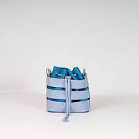 Жіноча сумка клатч через плече у 4-х кольорах. Блакитний.