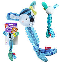 Игрушка-пищалка Кролик для собак, GiGwi Suppa Puppa / Мягкая игрушечка со звуком для щенков / Игра для собачек