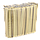 Мішалка дерев'яна в індивідуальній упаковці крафт 140х6х2 мм, фото 3