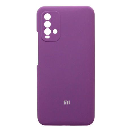 Чохол Silicone Case Premium для Xiaomi Redmi 9T Fuchsia 14 (закритий низ), фото 1