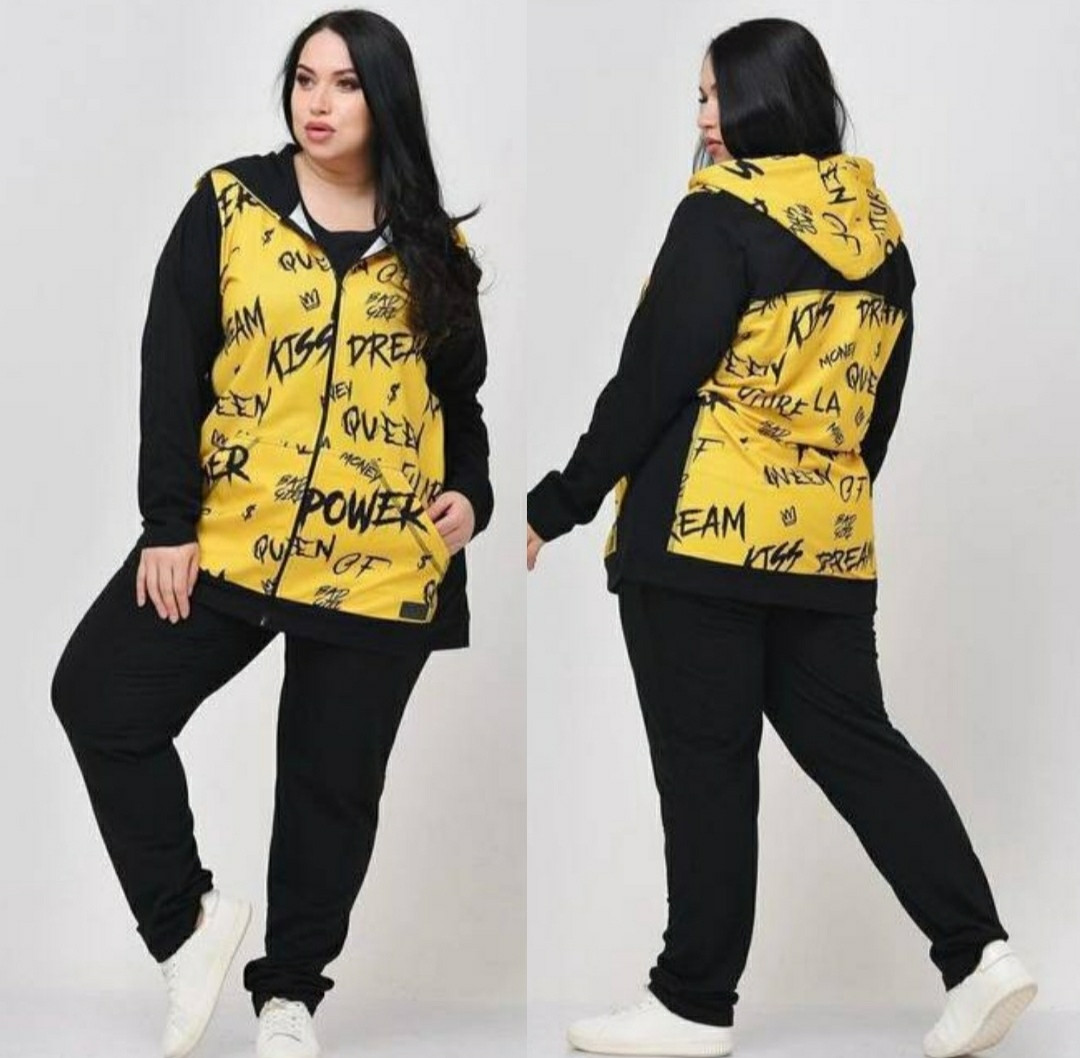 Жіночий костюм зі штанами Більших розмірів New, фото 1