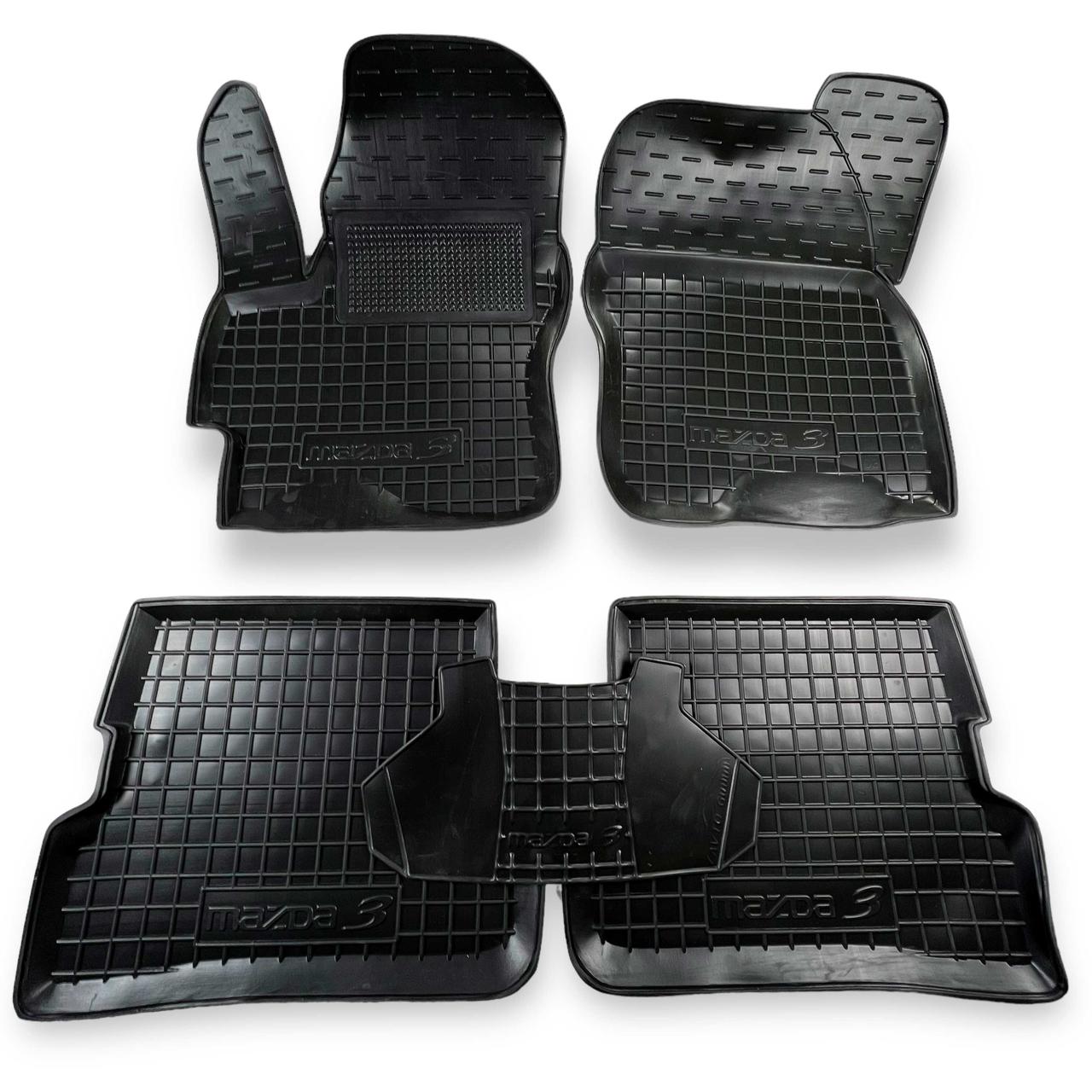 Килимки в салон гумові для Mazda 3 (2003-2009) / Мазда 3 (2003-2009), фото 1
