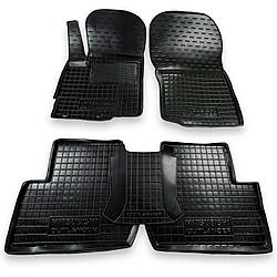 Килимки в салон гумові для Mitsubishi Outlander 2012-2022 / Міцубісі Аутлендер