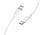 Кабель BOROFONE BX19 Double-speed PD charging data cable for iP 2m White, фото 2