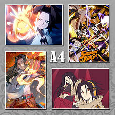 Плакати А4 Shaman King / Король Шаман