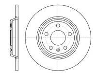 Тормозной диск задний REMSA AUDI A4 IV/MK4 07-,A4 ALLROAD 09-,A4