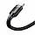 Кабель Baseus Cafule Cable USB For Type-C 3A 0.5m Gray+Black, фото 5
