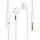 Навушники BOROFONE BM55 Sonido universal earphones with microphone White, фото 2