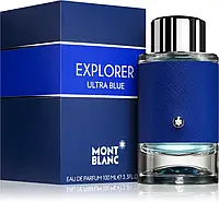 Парфюмированная вода Montblanc Explorer Ultra Blue EDP 100мл Монблан Эксплоурер Ультра Блю Оригинал