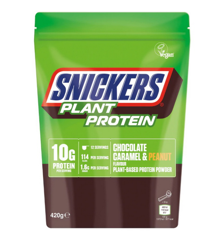 Рослинний протеїн Snickers Plant Hi Protein 420г, фото 1