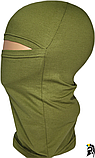 Балаклава літня, підшоломник, зелена. "Віскоза", фото 2