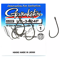 Крючок GAMAKATSU LS-3424F N/L №1, 5шт,27181