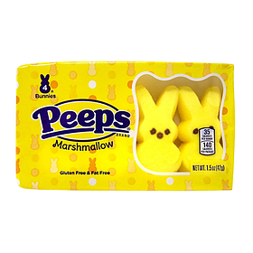 Жовті зайчики  маршмелоу Peeps Yellow Bunnies 42g