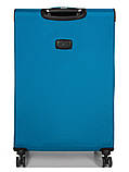 Валіза велика L тканина бірюза 77х47х32+5см/119л/3.9кг/Snowball 87303, фото 3