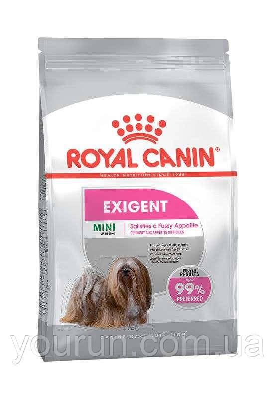 Royal Canin (Роял Канін) Mini Exigent для собак дрібних порід вибагливих у харчуванні 3кг